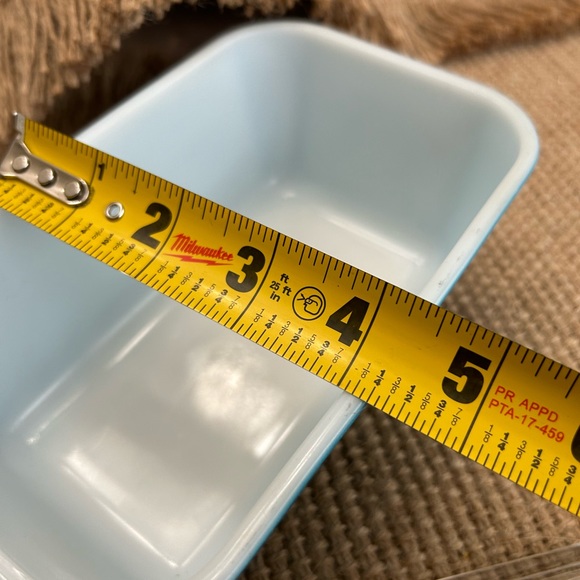 Vintage PYREX  Blue, Teal Refrigerator Glass Container - Picture 4 of 9